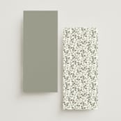 "Country Garden" - Wedding Programs in Verdant by Susan Moyal - Back of Card Options