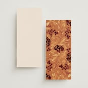 "Wedding in Aspen" - Wedding Programs in Rust by Chris Griffith - Back of Card Options