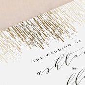 "Sparkle + Shine" - Wedding Programs in Snow by Kristie Kern - Detail