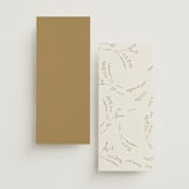 "fresh tropical" - Wedding Programs in Greenery by Phrosné Barwood - Back of Card Options