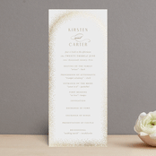 "glitter arch" - Wedding Programs in Champagne by Design Lotus - Front