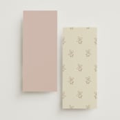 "French Train" - Wedding Programs in Rose by Ani Somi - Back of Card Options