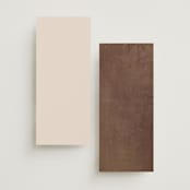 "Woodland Hills" - Wedding Programs in Copper by Eric Clegg - Back of Card Options