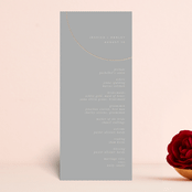 "lili" - Wedding Programs in Ash by Lori Wemple - Front