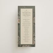 "Madison" - Wedding Programs in Thyme by Itsy Belle Studio - Front