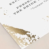 "Edgy Charm" - Wedding Programs in Ivory by Kimberly FitzSimons - Detail