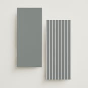 "Refined style" - Wedding Programs in Slate by Stacey Meacham - Back of Card Options