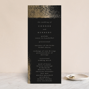 "the mill park" - Wedding Programs in Tuxedo by Phrosné Barwood - Front
