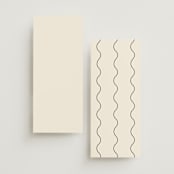 "Floral Emblem" - Wedding Programs in Cream by Baumbirdy - Back of Card Options