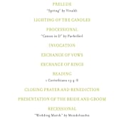 "float + celebrate" - Wedding Programs in Celery by Float Paperie - Detail