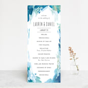 "Gallery Abstract Art" - Wedding Programs in Ocean by Alethea and Ruth - Front