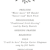 "Storybook Romance" - Wedding Programs in Cotton by Stacey Meacham - Detail