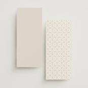 "Lace Trim" - Wedding Programs in Cream by Kristen Smith - Back of Card Options