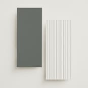 "Beautiful Day" - Wedding Programs in Graphite by Leah Bisch - Back of Card Options