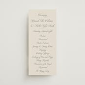 "Let's Say I Do" - Wedding Programs in Ivory by Petra Kern - Front