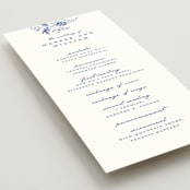"Daisy Toile" - Wedding Programs in Willow by Susan Zinader - Detail