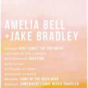 "Ombre" - Wedding Programs in Orange by Dean Street - Detail
