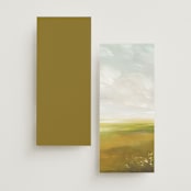 "Savanna" - Wedding Programs in Fern by Lindsay Megahed - Back of Card Options