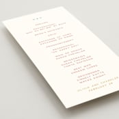 "rainbow 2.0" - Wedding Programs in Light Hearted by Deborah Chou - Detail