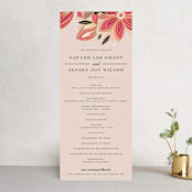 "Sawyer" - Wedding Programs in Cloisonné by Melanie Kosuge - Front