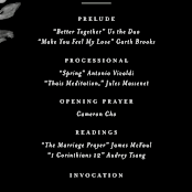 "Enchanted fields" - Wedding Programs in Noir by Jennifer Wick - Detail