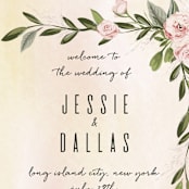 "Diamond Blush" - Wedding Programs in Rose by Susan Moyal - Detail