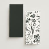 "SoHo" - Wedding Programs in Silk by Kelly Schmidt - Back of Card Options