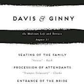 "Love In The City" - Wedding Programs in Pearl by Shiny Penny Studio - Detail