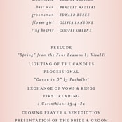"Big City - San Francisco" - Wedding Programs in Blush by Hooray Creative - Detail