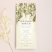 "English Countryside" - Wedding Programs in Moss by Design Lotus - Front
