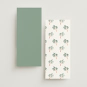 "Tropical Dreams" - Wedding Programs in Jungle by Petra Kern - Back of Card Options