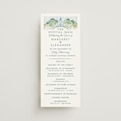 "Going to the Chapel" - Wedding Programs in Meadow by Paper Sun Studio - Front
