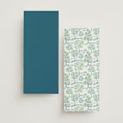"Going to the Chapel" - Wedding Programs in Meadow by Paper Sun Studio - Back of Card Options