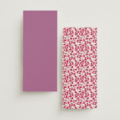"Gather" - Wedding Programs in Lilac by Susan Moyal - Back of Card Options