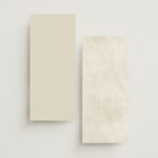 "Camille" - Wedding Programs in Stone by Jackie Crawford - Back of Card Options