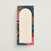 "Tropical Sonata" - Wedding Programs in Hawaii by Ani Somi - Front