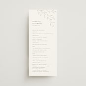 "tortina" - Wedding Programs in Aqua Mist by chocomocacino - Front