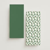 "Fresh Classic" - Wedding Programs in Porcelain by Susan Moyal - Back of Card Options