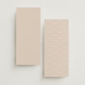 "kouignette" - Wedding Programs in Chiffon by chocomocacino - Back of Card Options