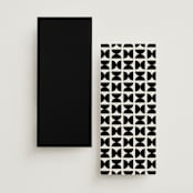 "Modern Monogram" - Wedding Programs in Latte by Jackie Crawford - Back of Card Options