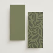 "Fero" - Wedding Programs in Blush by Pati Cascino - Back of Card Options