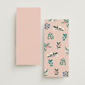 "Le Jardin" - Wedding Programs in Petal by Elly - Back of Card Options