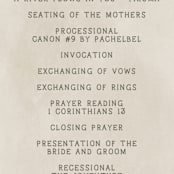 "Rustic Love" - Wedding Programs in Parchment by GeekInk Design - Detail