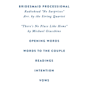 "misty forest" - Wedding Programs in Navy by Ariel Rutland - Detail