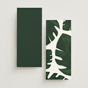 "Palm" - Wedding Programs in Classic Palm by Kaydi Bishop - Back of Card Options
