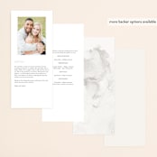 "desert chic" - Wedding Programs in Blush by AK Graphics - Back of Card Options