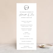 "Antoinette" - Wedding Programs in Ivory by lulu and isabelle - Front