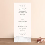 "Gentle Greens" - Wedding Programs in Fern by Petra Kern - Front