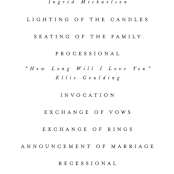 "Adora" - Wedding Programs in Dawn by Leah Bisch - Detail
