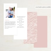 "ridge" - Wedding Programs in Dusk by Krissy Bengtson - Back of Card Options